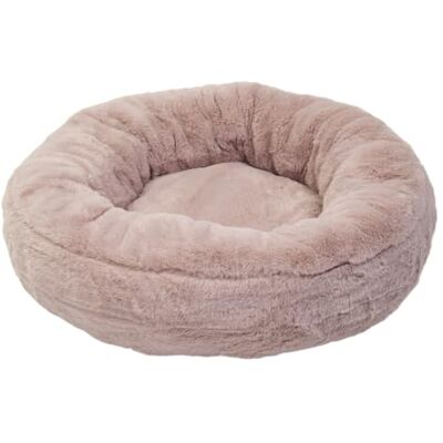 JACK AND VANILLA , Rond hondenbed, model Softy, kleur roze, maat XS, 45 x 45 x 15 cm JACK AND VANILLA , Rond hondenbed, model Softy, kleur roze, maat XS, 45 x 45 x 15 cm