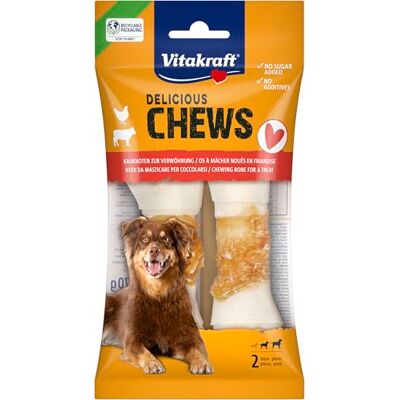 Vitakraft Medium Hondensnacks - Rund & Kip - 2 stuks Vitakraft Medium Hondensnacks - Rund & Kip - 2 stuks