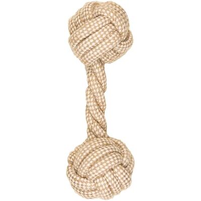 La cordeline Hondenspeelgoed, katoen, hennep, natuurlijk, om te kauwen, interactief speelgoed voor honden, puppy's, halter, 24 cm La cordeline Hondenspeelgoed, katoen, hennep, natuurlijk, om te kauwen, interactief speelgoed voor honden, puppy's, halter, 24 cm