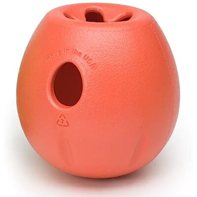 West Paw - Echo Rumbl - oranje - 8 cm - hondenspeelgoed West Paw - Echo Rumbl - oranje - 8 cm - hondenspeelgoed
