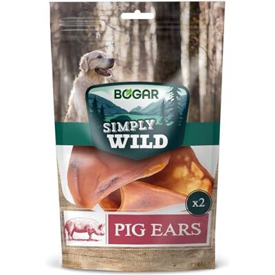 Bogar Simply Wild Hondenbot Hondenvoer als aanvulling op de dagelijkse voeding Hondensnoepjes in de vorm van 2 gedroogde varkensoren Ondersteunt de hondenverzorging en tandgezondheid Bogar Simply Wild Hondenbot Hondenvoer als aanvulling op de dagelijkse voeding Hondensnoepjes in de vorm van 2 gedroogde varkensoren Ondersteunt de hondenverzorging en tandgezondheid