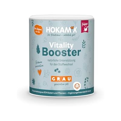 Grau het origineel Hokamix Vitality Booster, 1 verpakking (1 x 400 g), aanvullend diervoeder voor honden Grau het origineel Hokamix Vitality Booster, 1 verpakking (1 x 400 g), aanvullend diervoeder voor honden