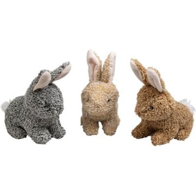 JACK AND VANILLA , Speelgoed van fluweelzachte stof voor honden en katten, schattig konijnendesign, duurzaam en gemakkelijk te reinigen, ideaal voor knuffelen en spelen, 18 cm, heldere kleur JACK AND VANILLA , Speelgoed van fluweelzachte stof voor honden en katten, schattig konijnendesign, duurzaam en gemakkelijk te reinigen, ideaal voor knuffelen en spelen, 18 cm, heldere kleur