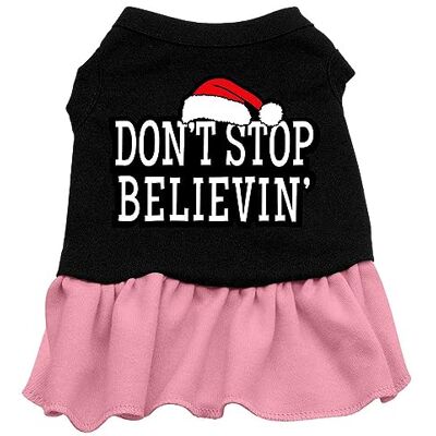 Mirage Pet Products Mirage Stop niet Geloven Scherm Print Jurk, XX-Large, Black/Pink Mirage Pet Products Mirage Stop niet Geloven Scherm Print Jurk, XX-Large, Black/Pink