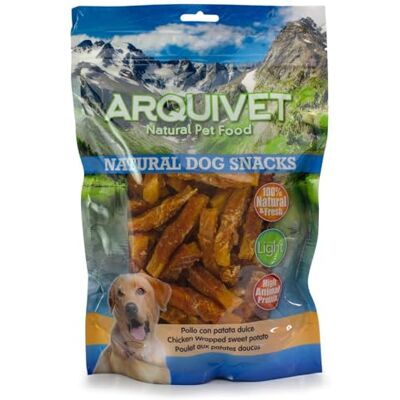 Arquivet Kip met zoete aardappel (1 kg) Natuurlijke snacks voor honden Arquivet Kip met zoete aardappel (1 kg) Natuurlijke snacks voor honden