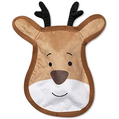 Fringe Studio Plush Dog Toy, Reindier Face (729027) Fringe Studio Plush Dog Toy, Reindier Face (729027)