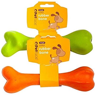 Petface massief rubber bot hond speelgoed, 20 cm Petface massief rubber bot hond speelgoed, 20 cm