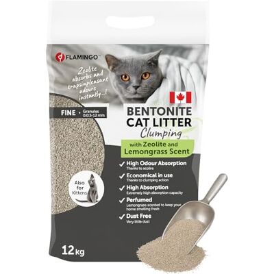 Flamingo Citroengras Kattenbakvulling - Cat Litter Flamingo Citroengras Kattenbakvulling - Cat Litter
