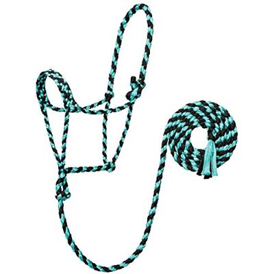 Weaver Equine Gevlochten touw Halter met 10' Lead Weaver Equine Gevlochten touw Halter met 10' Lead