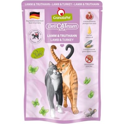GranataPet DeliCatessen Lam & Kalkoen - Vleesloze natvoer voor katten GranataPet DeliCatessen Lam & Kalkoen - Vleesloze natvoer voor katten