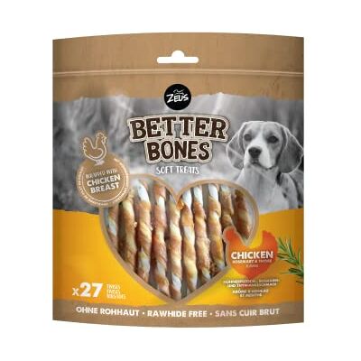 Zeus Better Bones Kippen Twists - Hondensnoepjes Zeus Better Bones Kippen Twists - Hondensnoepjes