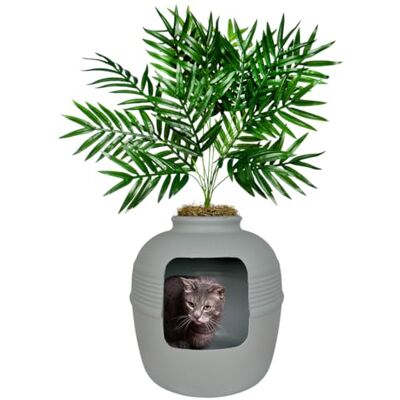 Good Pet Stuff Verborgen kattenbak, grijs, groot (HL3) Good Pet Stuff Verborgen kattenbak, grijs, groot (HL3)