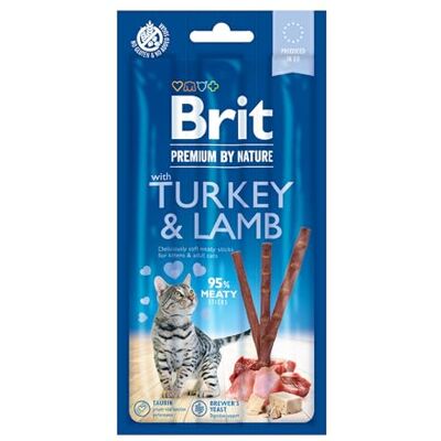 Brit VAFO PRAHA s.r.o. Premium Cat Kabanosy droogvoer Turkije & Lams 3 x 5G / 35 Brit VAFO PRAHA s.r.o. Premium Cat Kabanosy droogvoer Turkije & Lams 3 x 5G / 35