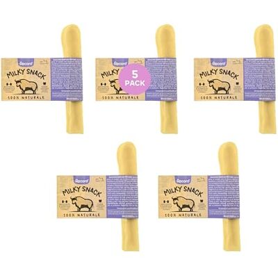 Record Premium snack voor honden, wilde ziel, 100% natuurlijk, melkbotten zonder conserveringsmiddelen en gluten, gezond en lekker kauwen, Made in Germany, 5 stuks, maat S Record Premium snack voor honden, wilde ziel, 100% natuurlijk, melkbotten zonder conserveringsmiddelen en gluten, gezond en lekker kauwen, Made in Germany, 5 stuks, maat S