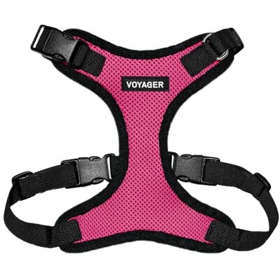 Best Pet Supplies Voyager Step-In Lock Hondentuig Verstelbaar instap harnas voor kleine en grote honden Fuchsia, Large Best Pet Supplies Voyager Step-In Lock Hondentuig Verstelbaar instap harnas voor kleine en grote honden Fuchsia, Large
