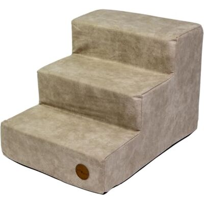 JACK AND VANILLA , Dierentrap van massief hout en MDF, ergonomisch design, gemakkelijk te reinigen, ideaal voor honden en katten, afmetingen 45 x 60 x 40 cm, zandkleur, stijlvol model JACK AND VANILLA , Dierentrap van massief hout en MDF, ergonomisch design, gemakkelijk te reinigen, ideaal voor honden en katten, afmetingen 45 x 60 x 40 cm, zandkleur, stijlvol model