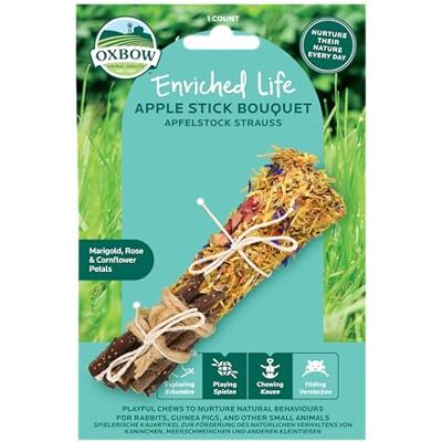 OXBOW Enriched Life Appelstok Boeket Speelgoed voor Konijnen, Cavia's, Hamsters, Ratten OXBOW Enriched Life Appelstok Boeket Speelgoed voor Konijnen, Cavia's, Hamsters, Ratten