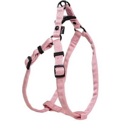 JACK AND VANILLA , Ergonomisch harnas van nylon, roze, voor honden, verstelbaar, licht en duurzaam, ideaal voor wandelingen, maat XS 12 mm x 27-38 cm, model Comfort JACK AND VANILLA , Ergonomisch harnas van nylon, roze, voor honden, verstelbaar, licht en duurzaam, ideaal voor wandelingen, maat XS 12 mm x 27-38 cm, model Comfort