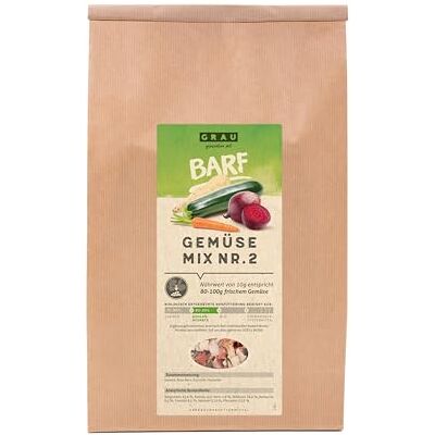 Grau het origineel Gedroogde groenten voor BARFen voor honden ''Groentenmix nr. 2'', 1 st. (1 x 1,2 kg) Grau het origineel Gedroogde groenten voor BARFen voor honden ''Groentenmix nr. 2'', 1 st. (1 x 1,2 kg)