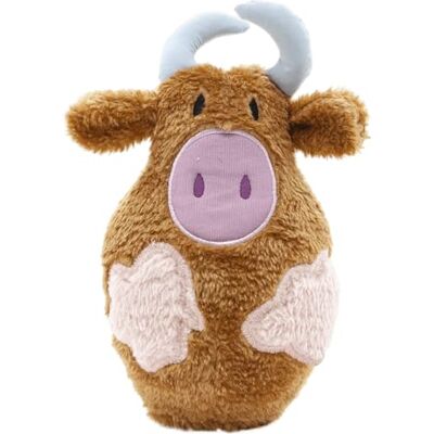 JACK AND VANILLA , Interactief speelgoed voor honden, papa, stier, L, realistisch en kleurrijk design, duurzaam en gemakkelijk te reinigen, ideaal voor kleine en middelgrote rassen, 30,4 cm, model JACK AND VANILLA , Interactief speelgoed voor honden, papa, stier, L, realistisch en kleurrijk design, duurzaam en gemakkelijk te reinigen, ideaal voor kleine en middelgrote rassen, 30,4 cm, model