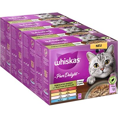 Whiskas Pure Delight Gelee Kattenvoer Whiskas Pure Delight Gelee Kattenvoer