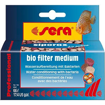 sera siporax bio active de nieuwe manier van waterzuivering, vermindert al na 24 uur ammonium, nitriet en nitraat & is een zelfreinigend high-performance filtermedium (tabelvorm), 35g für 66 Ltr. sera siporax bio active de nieuwe manier van waterzuivering, vermindert al na 24 uur ammonium, nitriet en nitraat & is een zelfreinigend high-performance filtermedium (tabelvorm), 35g für 66 Ltr.