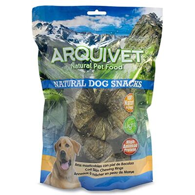 Arquivet Kauwringen met kabeljauw, 6 stuks, 600 g (1 stuk) Arquivet Kauwringen met kabeljauw, 6 stuks, 600 g (1 stuk)