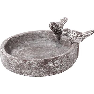 dobar ® Klassiek vogelbad zwembad-oase van cement waterbad voor tuin/terras/balkon Ø 18 cm grijs dobar ® Klassiek vogelbad zwembad-oase van cement waterbad voor tuin/terras/balkon Ø 18 cm grijs