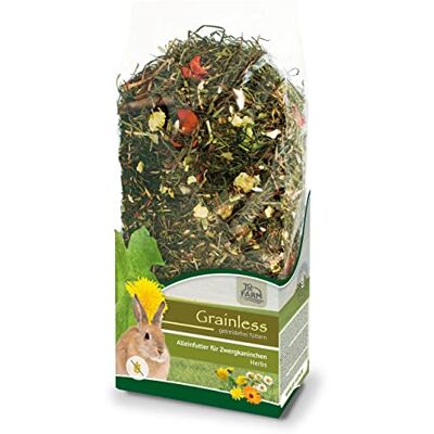 JR Farm Grainless Herbs Dwergkonijn 950g JR Farm Grainless Herbs Dwergkonijn 950g