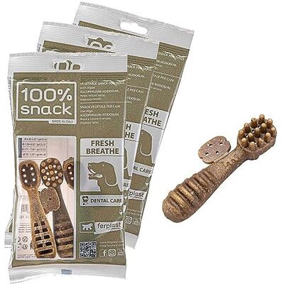 Ferplast Hondensnack Natuurlijke hondensnack Mondhygiëne tegen slechte adem met Ascophillum zeewier 3 pack kit 264g Ferplast Hondensnack Natuurlijke hondensnack Mondhygiëne tegen slechte adem met Ascophillum zeewier 3 pack kit 264g