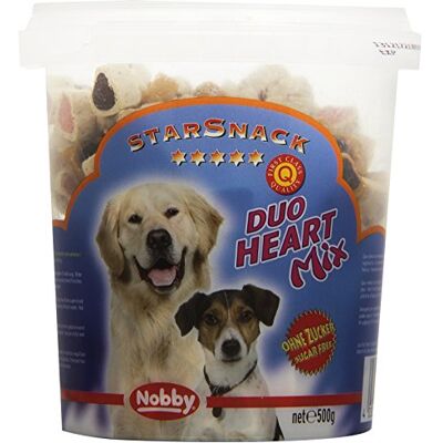 Nobby StarSnack Duo Heart Mix, 4-pack (4x 500 g) Nobby StarSnack Duo Heart Mix, 4-pack (4x 500 g)
