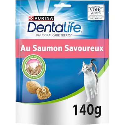 PURINA Dentalife Snacks voor katten - Zalm PURINA Dentalife Snacks voor katten - Zalm