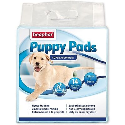 Beaphar Bea17131 Puppy Pads Absorbent Soaps, 60 x 60 cm, 14 pieces Beaphar Bea17131 Puppy Pads Absorbent Soaps, 60 x 60 cm, 14 pieces
