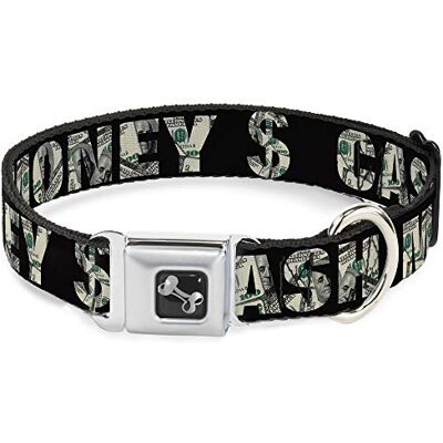 Buckle-Down gesp geld $ zwart/dollar, Gesp Zadelriem gesp Hond kraag Geld $ Zwart/Dollars 1" breed Past 11-17" hals Medium, 1" Wide Fits 11-17" Neck Medium, Geld Geld $ Zwart/Dollars Buckle-Down gesp geld $ zwart/dollar, Gesp Zadelriem gesp Hond kraag Geld $ Zwart/Dollars 1" breed Past 11-17" hals Medium, 1" Wide Fits 11-17" Neck Medium, Geld Geld $ Zwart/Dollars
