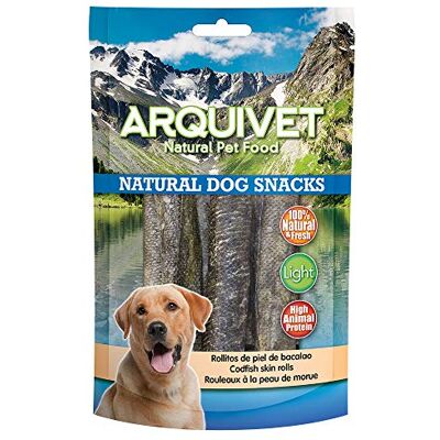 Arquivet Kabeljauwhuid rollen, 70 g (1 stuk) Arquivet Kabeljauwhuid rollen, 70 g (1 stuk)