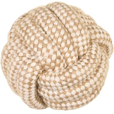 La cordeline Hondenspeelgoed, touw, katoen, hennep, natuurlijk, kauwbaar, interactief speelgoed voor honden, puppy's, bal, 10 cm, beige La cordeline Hondenspeelgoed, touw, katoen, hennep, natuurlijk, kauwbaar, interactief speelgoed voor honden, puppy's, bal, 10 cm, beige