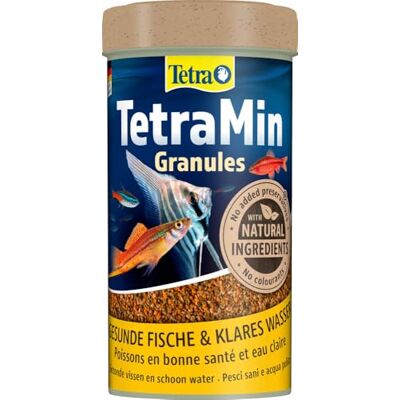 Tetra Min Granules hoofdvoering voor alle siervissen, 250ml Tetra Min Granules hoofdvoering voor alle siervissen, 250ml
