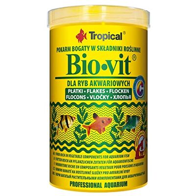Tropical Bio-vit Vlokken - Visvoer - Standaardlijn Tropical Bio-vit Vlokken - Visvoer - Standaardlijn