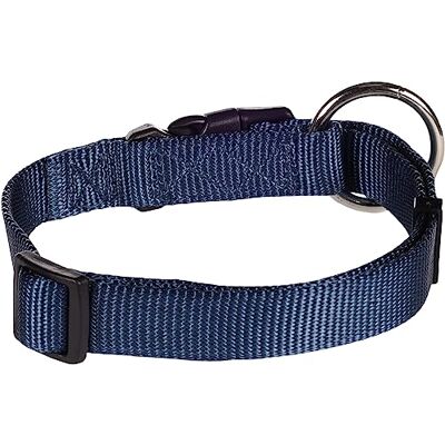 Flamingo Ziggi halsketting, donkerblauw, M, 40-55 cm, 20 mm Flamingo Ziggi halsketting, donkerblauw, M, 40-55 cm, 20 mm