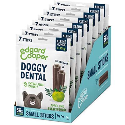 Edgard & Cooper lekkernijen 56 tandheelkundige sticks, kleine hond, natuurlijk, 8 x 7 kauwsticks, tandverzorging, eucalyptus en appel, eenmaal per dag, caloriearm, lange kauwtijd, effectief, frisse Edgard & Cooper lekkernijen 56 tandheelkundige sticks, kleine hond, natuurlijk, 8 x 7 kauwsticks, tandverzorging, eucalyptus en appel, eenmaal per dag, caloriearm, lange kauwtijd, effectief, frisse
