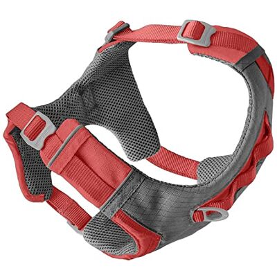 Kurgo Journey Air Hondenharnas, tuigjes voor honden, wandelharnas voor huisdieren, voor hardlopen en wandelen, reflecterend, gevoerd, inclusief handgreep, anti-trek clip aan de voorkant (koraal, XL) Kurgo Journey Air Hondenharnas, tuigjes voor honden, wandelharnas voor huisdieren, voor hardlopen en wandelen, reflecterend, gevoerd, inclusief handgreep, anti-trek clip aan de voorkant (koraal, XL)