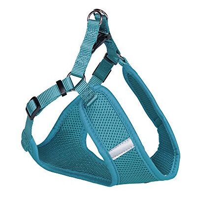 Nobby Harnas mesh reflect, turquoise B: 20mm, L: 58-69cm + 54cm, 1 stuk Nobby Harnas mesh reflect, turquoise B: 20mm, L: 58-69cm + 54cm, 1 stuk