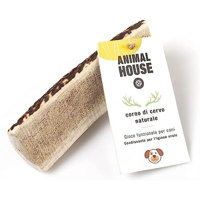 Animal House Deer Antlers 100% naturlig hund tugga leksak ben, val av storlek (HALF, M) Animal House Deer Antlers 100% naturlig hund tugga leksak ben, val av storlek (HALF, M)