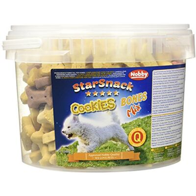 Nobby STARSNACK Koekjes "Bones Mix" emmer 1,3 kg Nobby STARSNACK Koekjes "Bones Mix" emmer 1,3 kg