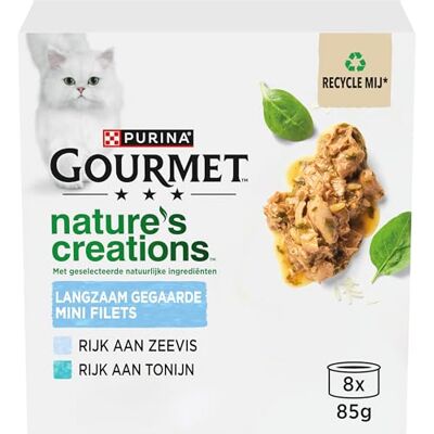 Gourmet Naturals Zeevis Katten natvoer (48 x 85g) Gourmet Naturals Zeevis Katten natvoer (48 x 85g)
