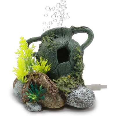 Amtra Decoratieve Anfora Voor Aquarium Zwart - Natuurlijke decoratie voor aquaria Amtra Decoratieve Anfora Voor Aquarium Zwart - Natuurlijke decoratie voor aquaria