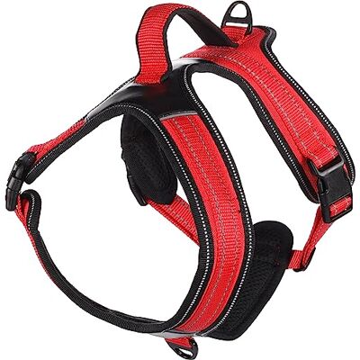Flamingo tuigje Toga, rood, S, 54-66 cm Flamingo tuigje Toga, rood, S, 54-66 cm