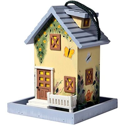 dobar ® 25119FSC Kleurrijk vogelvoederhuisje Summer vogelhuis om op te hangen Western Style kleine vogelvilla van hout vogelvoederstation met voedersilo 18 x 18 x 23 cm kleurrijk dobar ® 25119FSC Kleurrijk vogelvoederhuisje Summer vogelhuis om op te hangen Western Style kleine vogelvilla van hout vogelvoederstation met voedersilo 18 x 18 x 23 cm kleurrijk