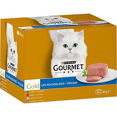 Gourmet Gold Kattenvoer - Gevarieerd natvoer in 85g blikken Gourmet Gold Kattenvoer - Gevarieerd natvoer in 85g blikken