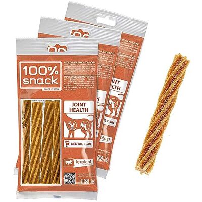 Ferplast Hondensnack Natuurlijke Hondensnack Mondhygiëne Voor gewrichtsgezondheid met eimembraan 3 pack kit 315g Ferplast Hondensnack Natuurlijke Hondensnack Mondhygiëne Voor gewrichtsgezondheid met eimembraan 3 pack kit 315g